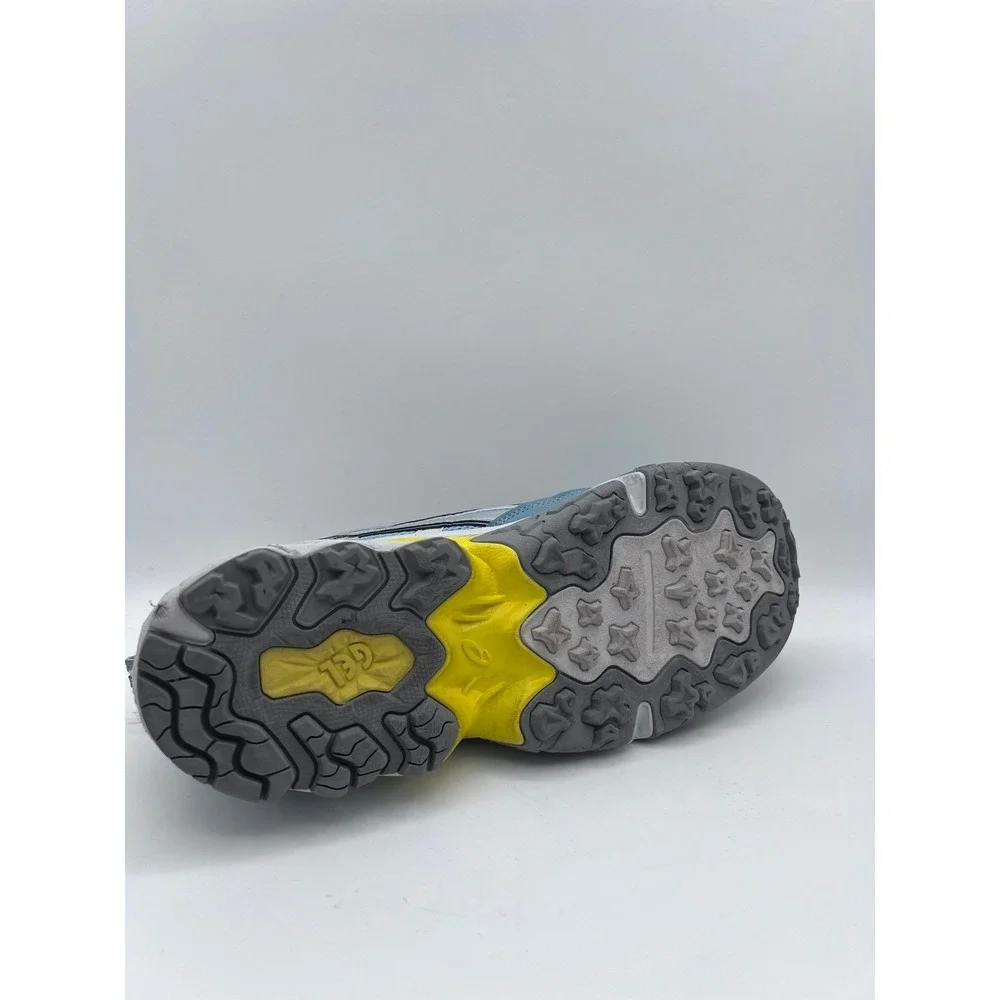 Asics Gel-Nandi Blue‎ Grey Yellow Trail Running Sneakers 1021A489 Mens 13